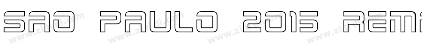 Sao Paulo 2015 Remak字体转换